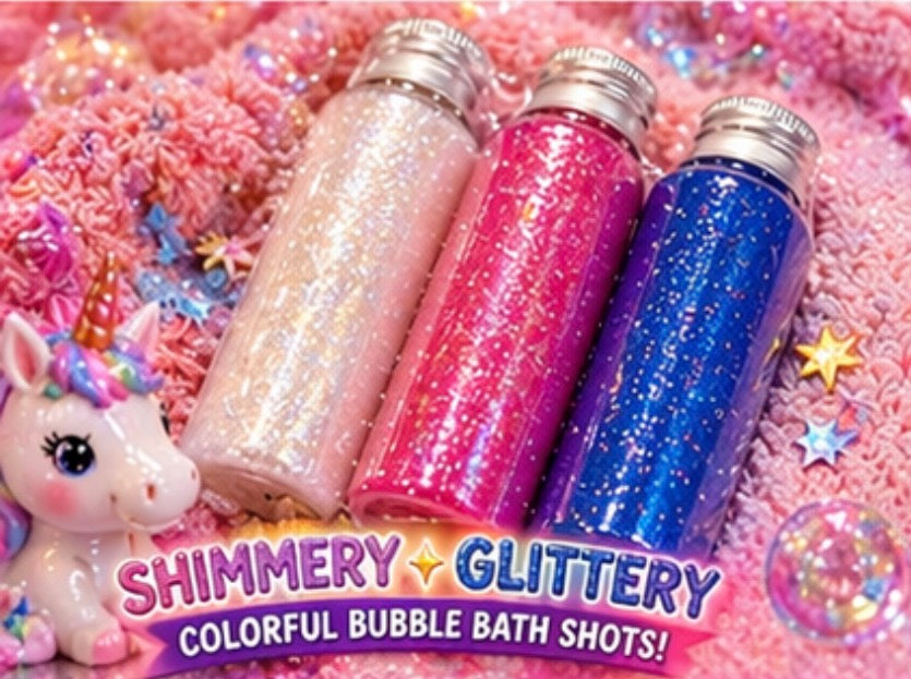 Shimmer Unicorn Bubble Bath Shots