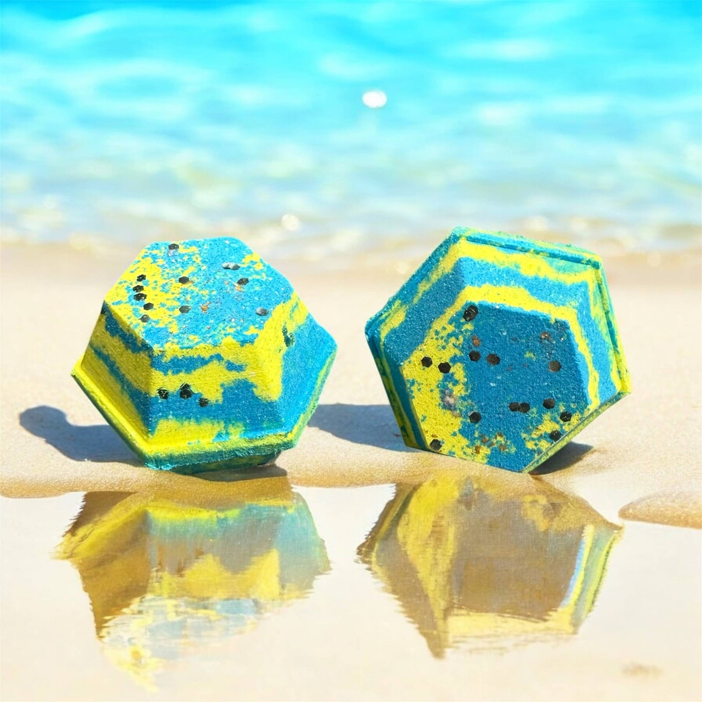 New!! Shimmer Mermaid Water Tetradecagon Bath Bomb