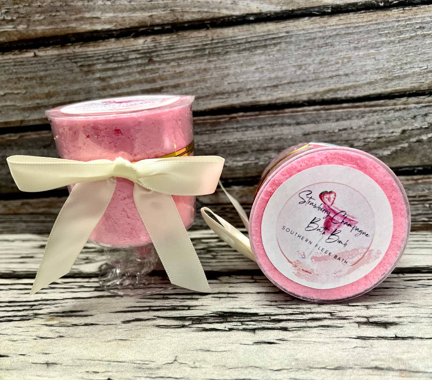 Strawberry Champagne Bath Bomb 5oz