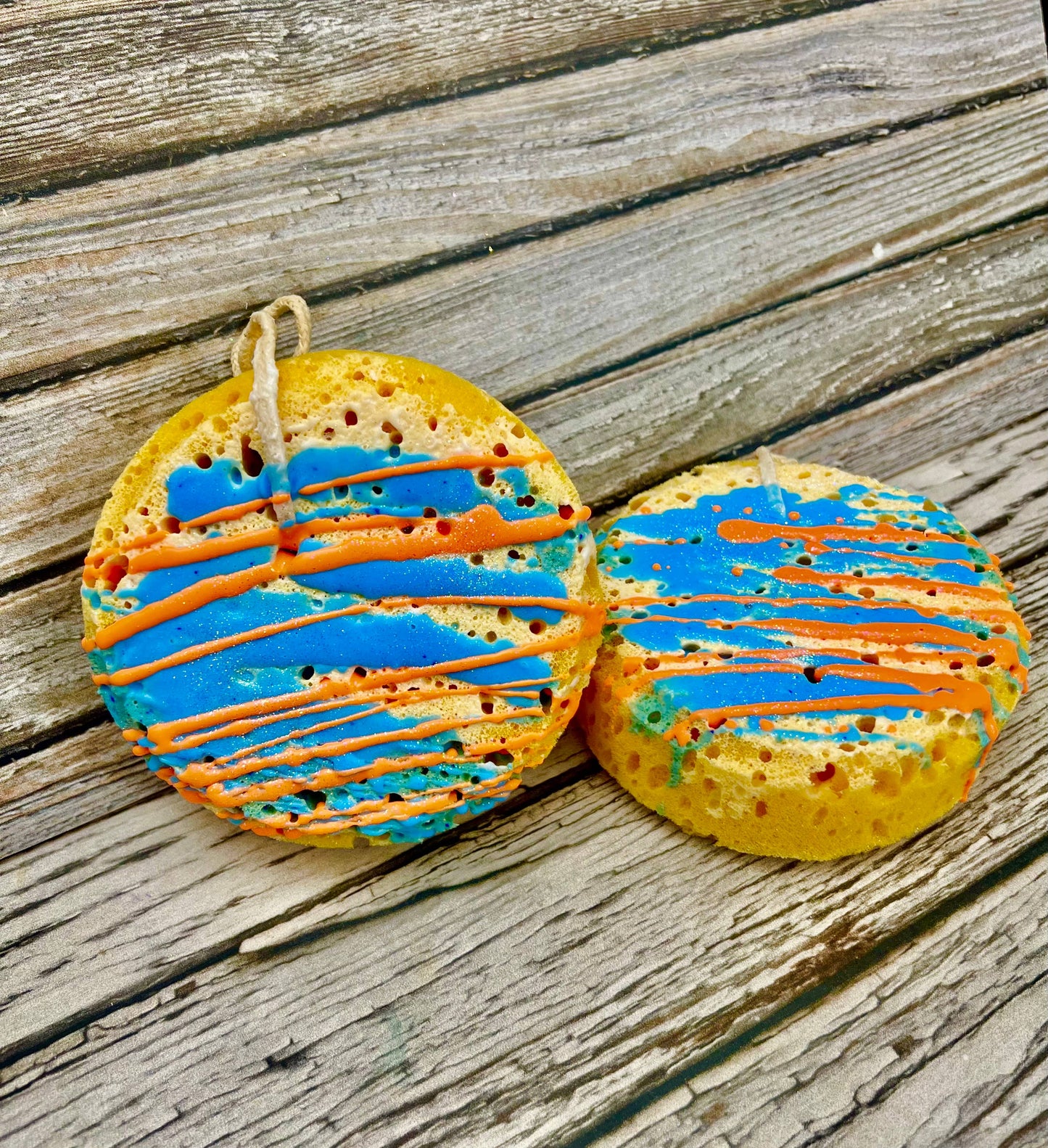 Volcano Soap Filled Sponge