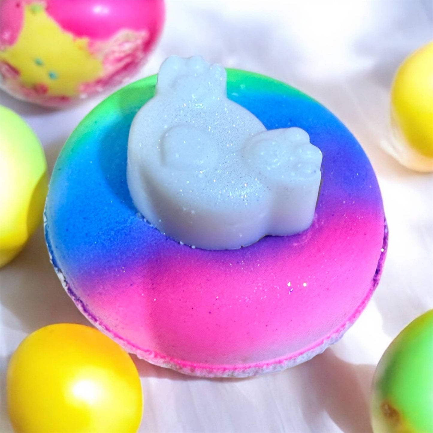 Bunny Butt Bath Bomb Donut with Soap