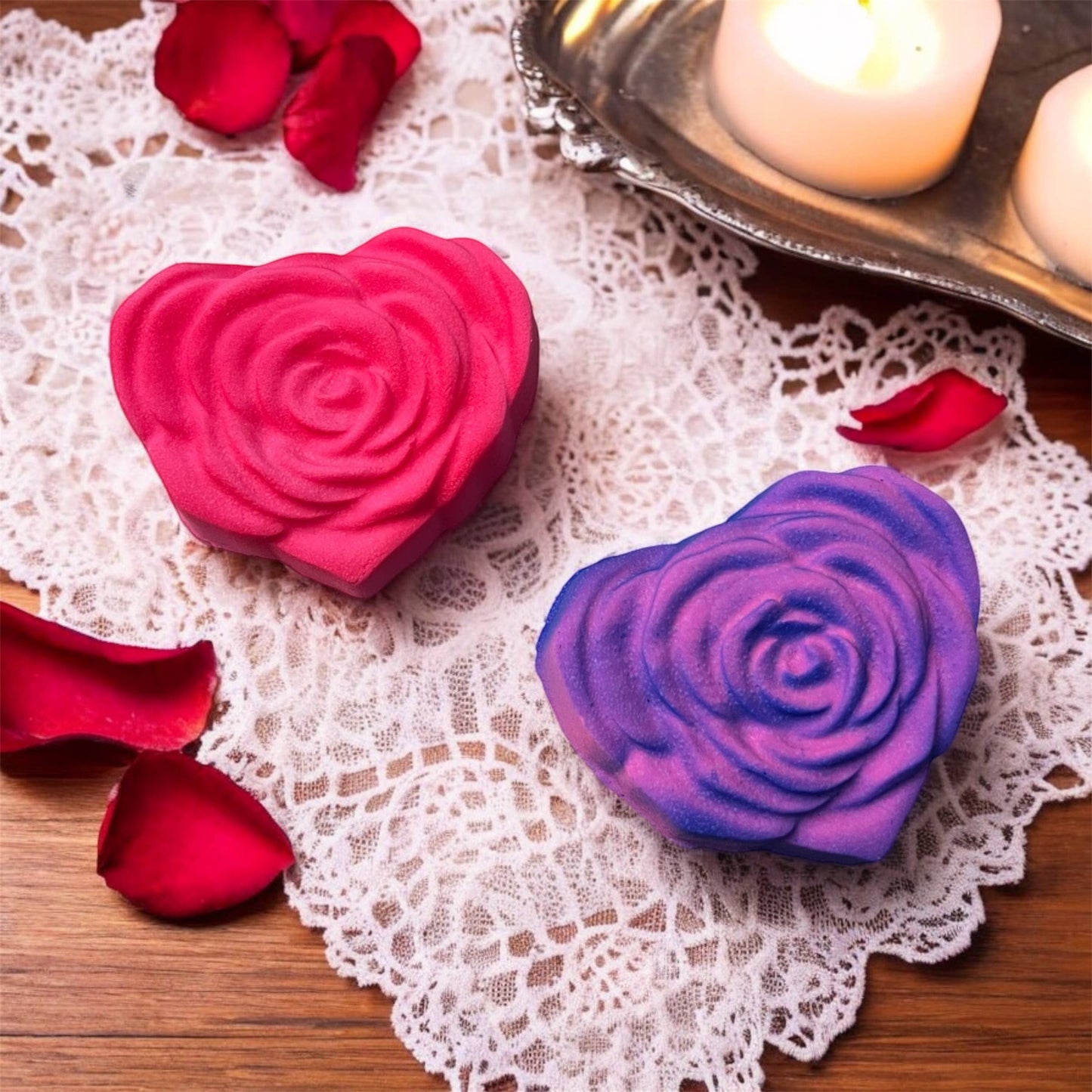 Rose Heart Bath Bomb