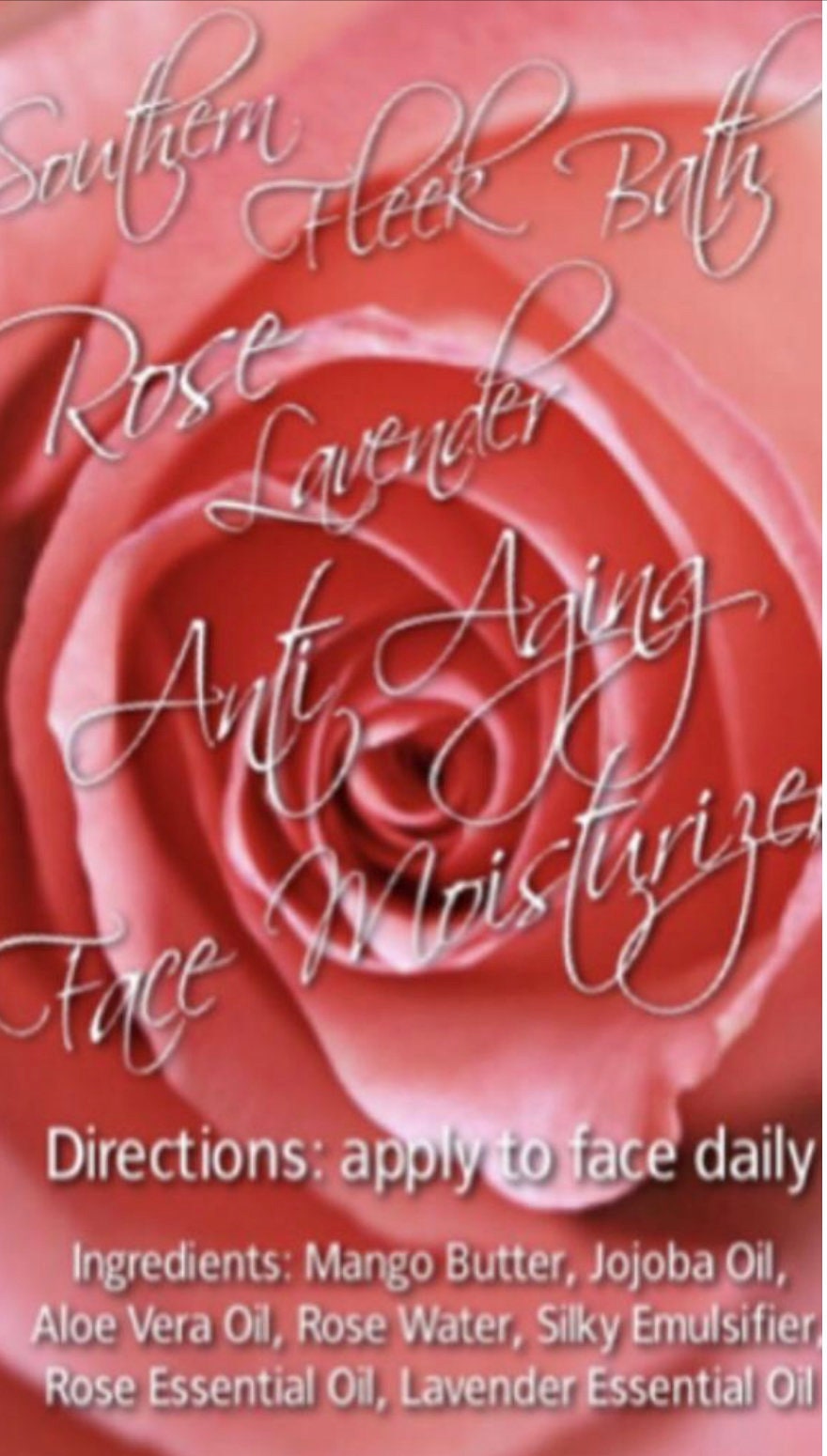 Rose & Lavender Face Moisturizer