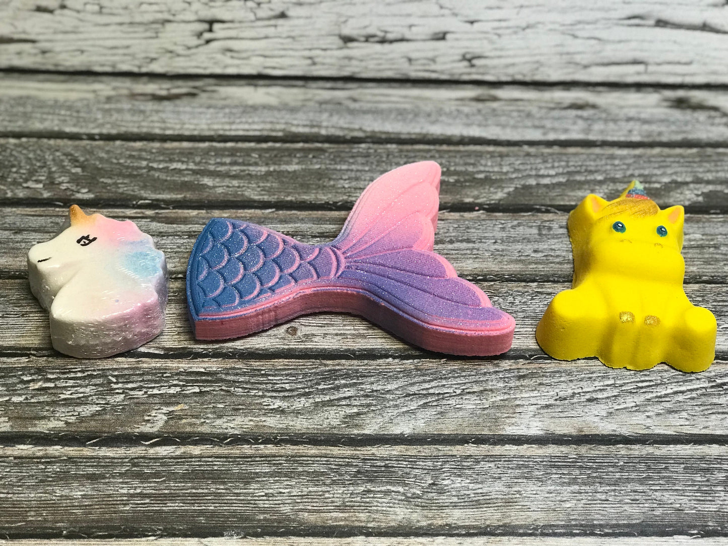 Unicorn Mermaid Bath Bomb Set