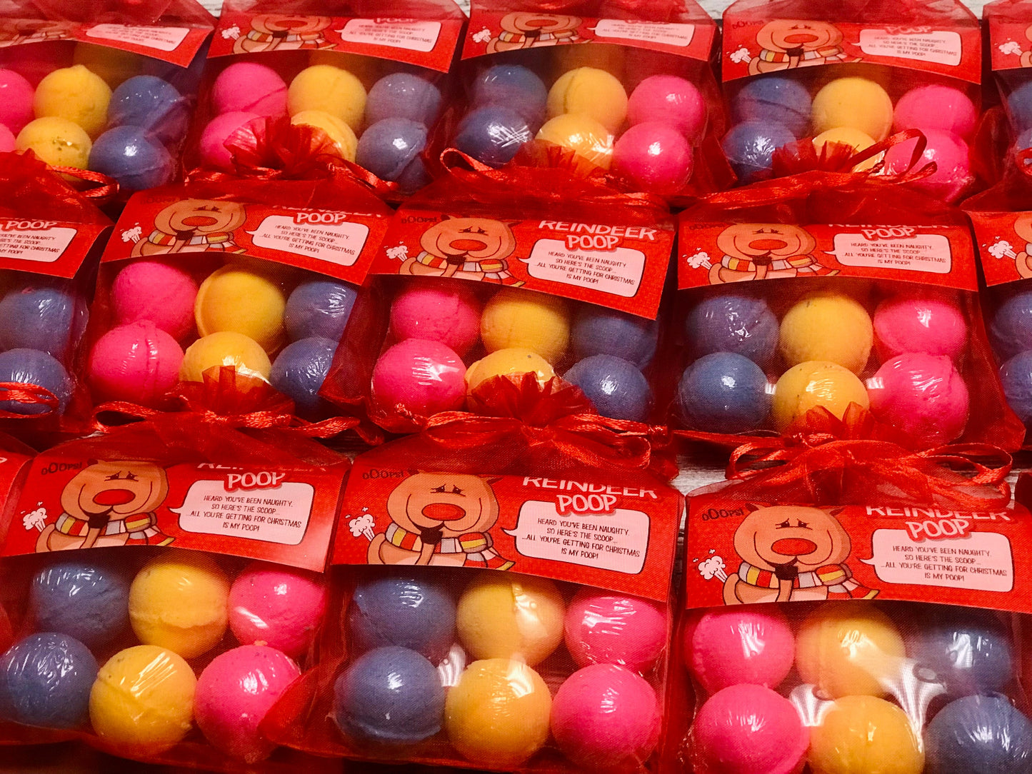 Poop Stocking Stuffer Bath Bombs