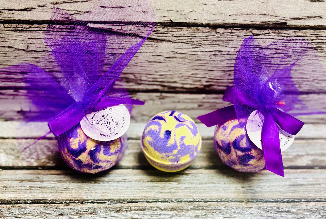 Blueberry Cheesecake Bath Bomb