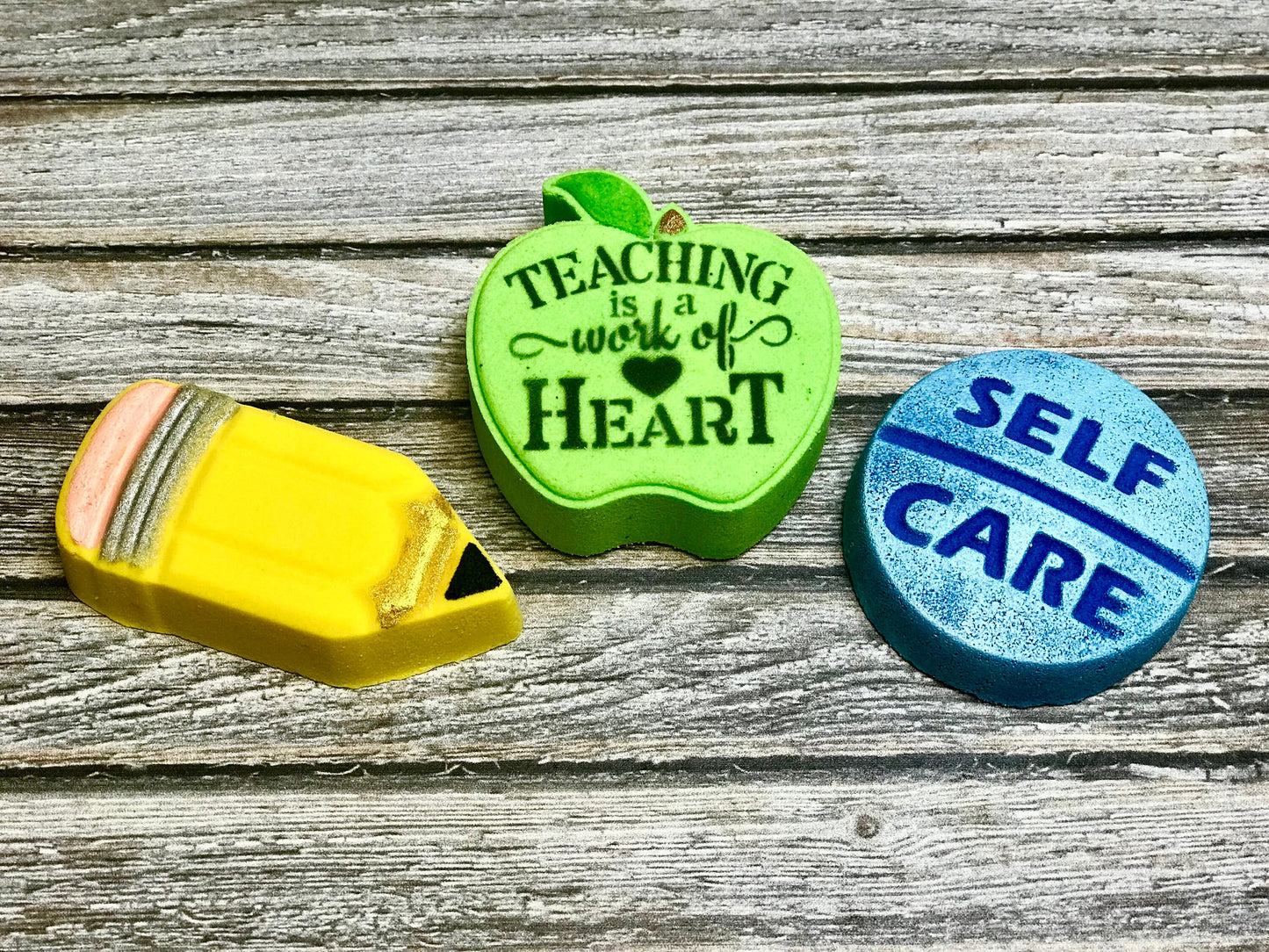 Teacher bath bomb gift set