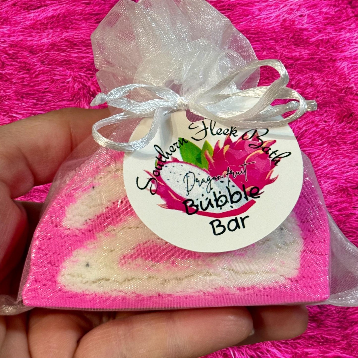 Dragon Fruit Bubble Slice