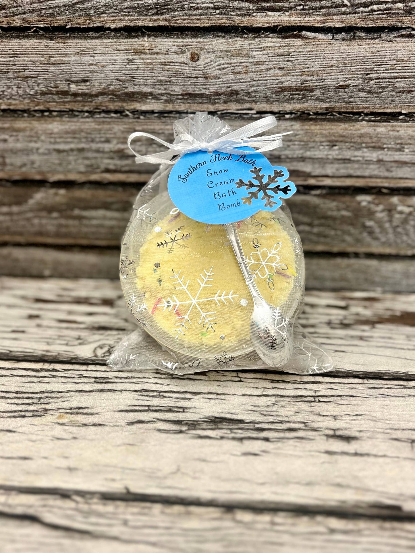 Snow Cream Bath Bomb