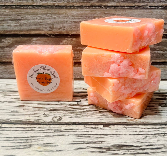 Peach Sugar Scrub Bar