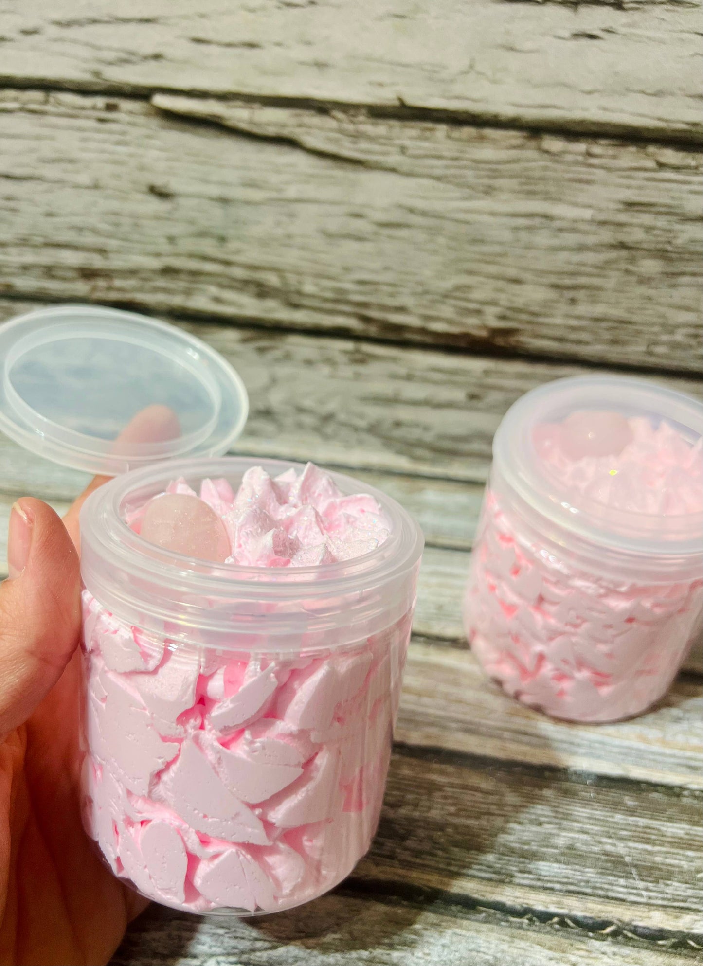Rose Quartz Spiced Honey Whipped Soap