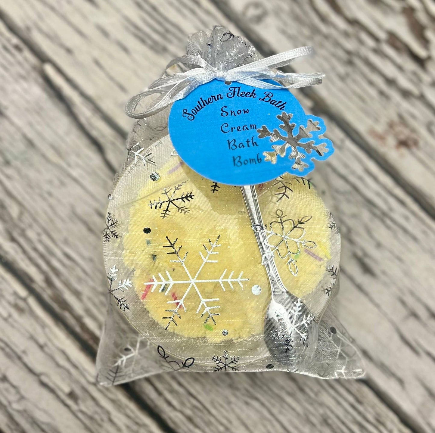 Snow Cream Bath Bomb