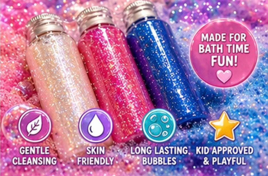 Shimmer Unicorn Bubble Bath Shots