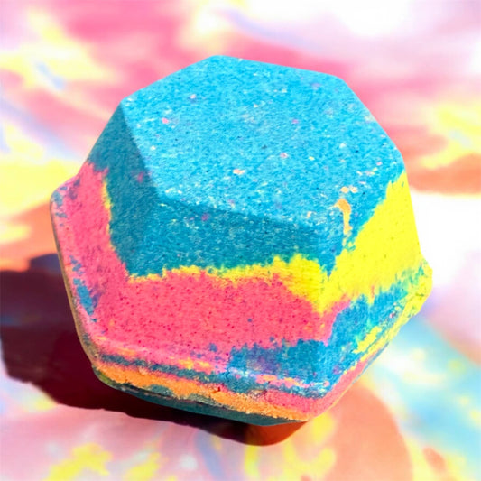 New!! Color Splat Tetradecagon Bath Bomb
