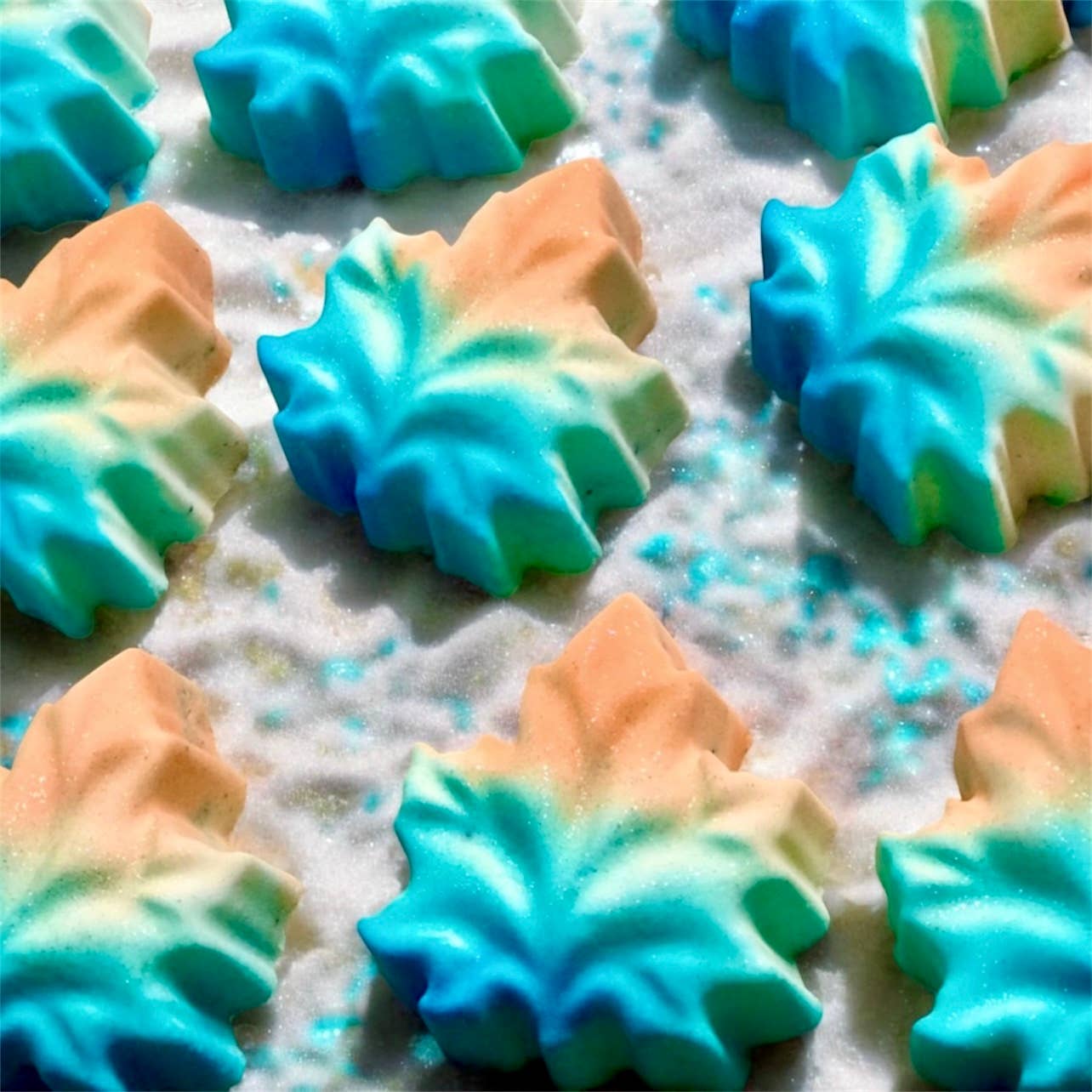 Frozen Leaf Bath Bomb