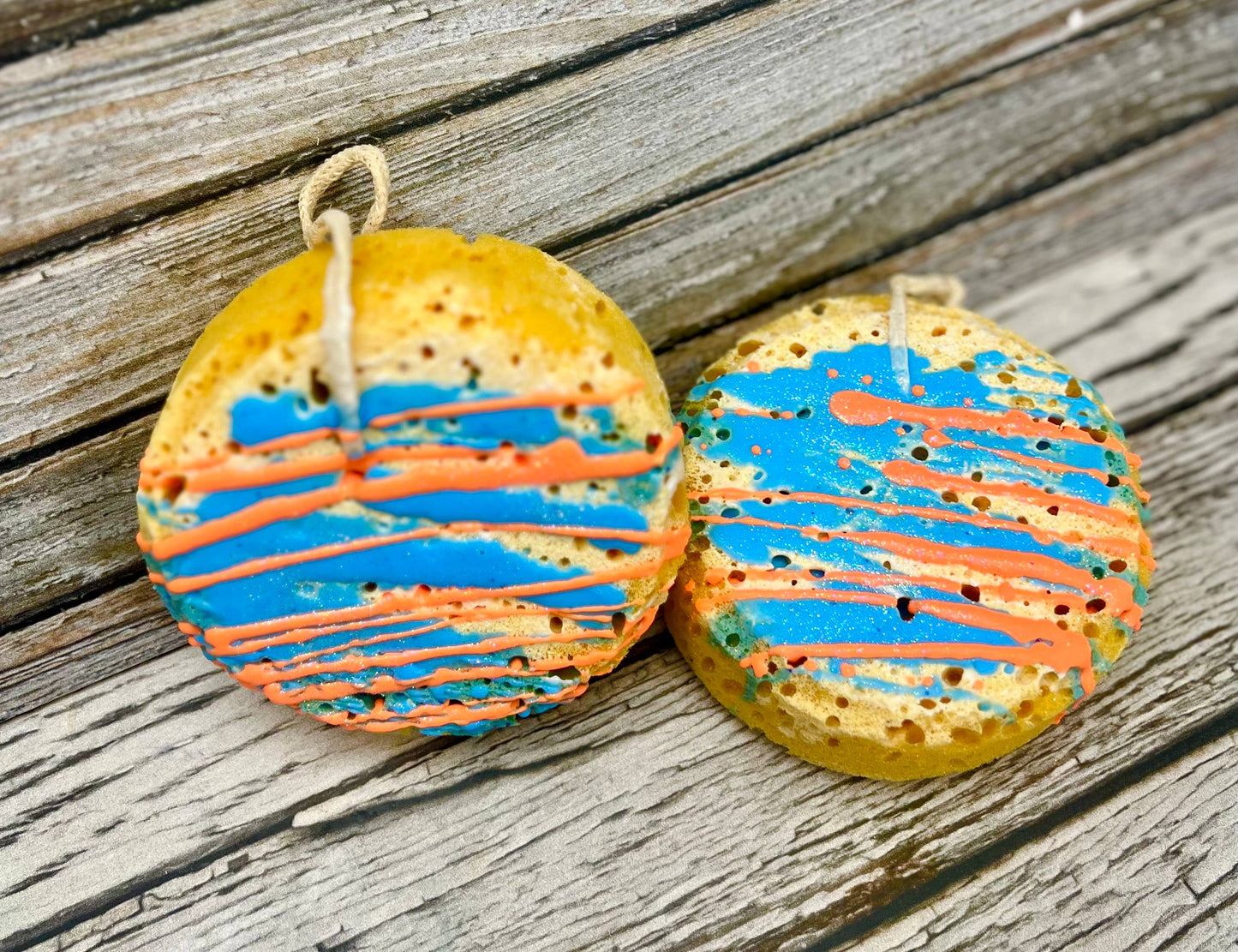 Volcano Soap Filled Sponge