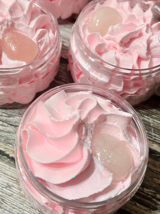 Rose Quartz Spiced Honey Whipped Soap