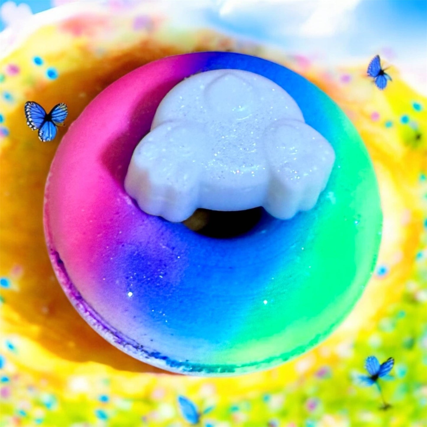 Bunny Butt Bath Bomb Donut with Soap