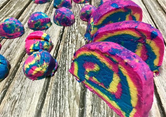 Tie Dye Bubble Slices