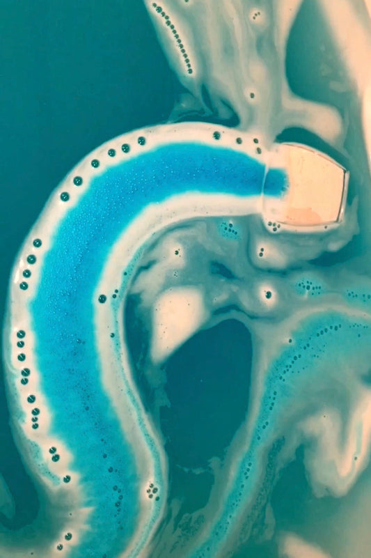Frozen Coffee Bath Bomb w/ Bubble Frosting