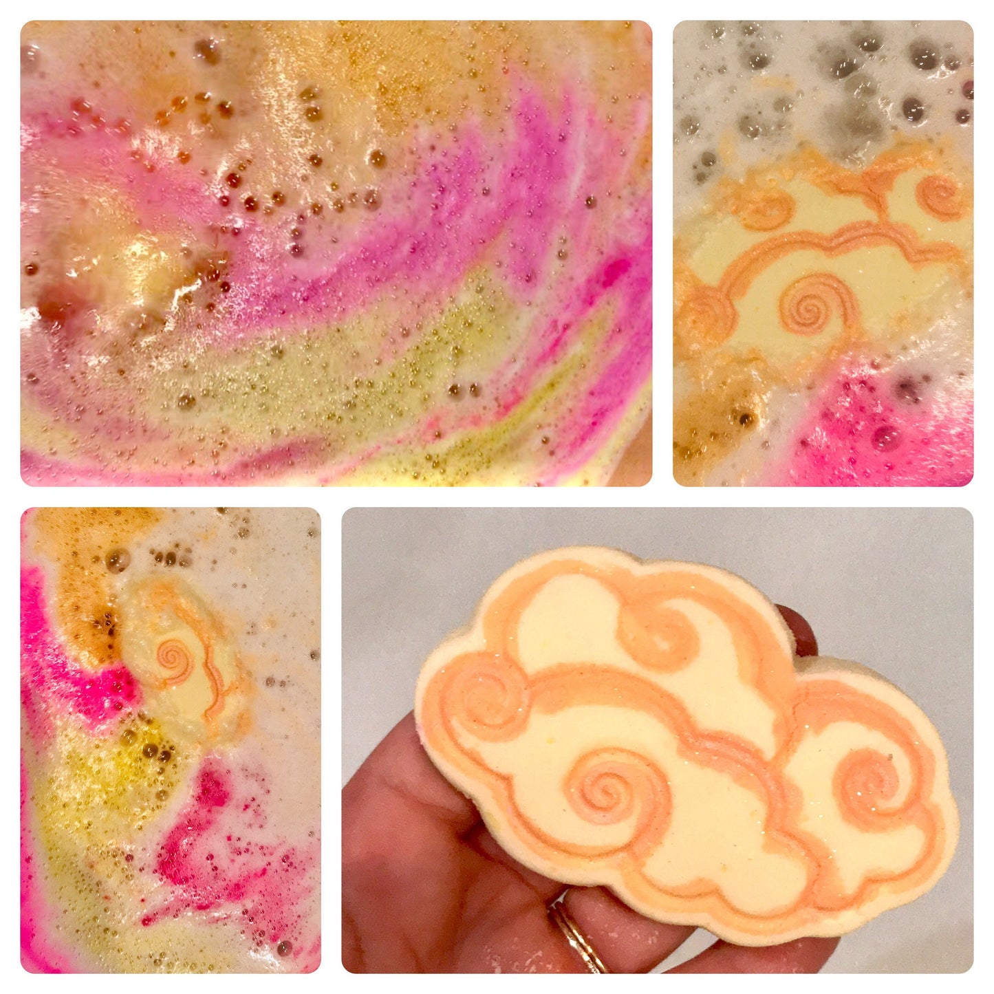Showers Bring Rainbow Flowers Bath Bomb