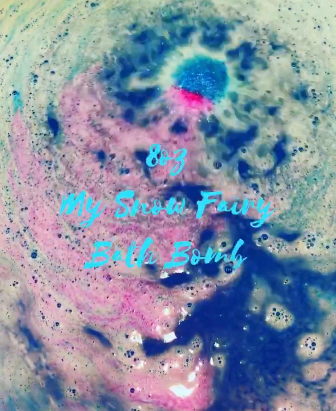 My Shimmery Snow Fairy Bath Bomb