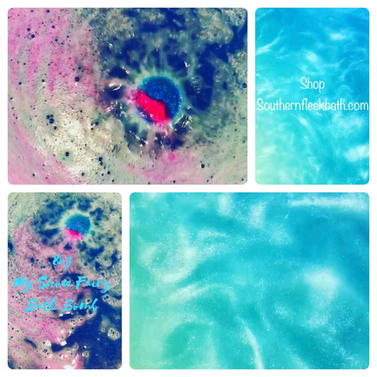 My Shimmery Snow Fairy Bath Bomb