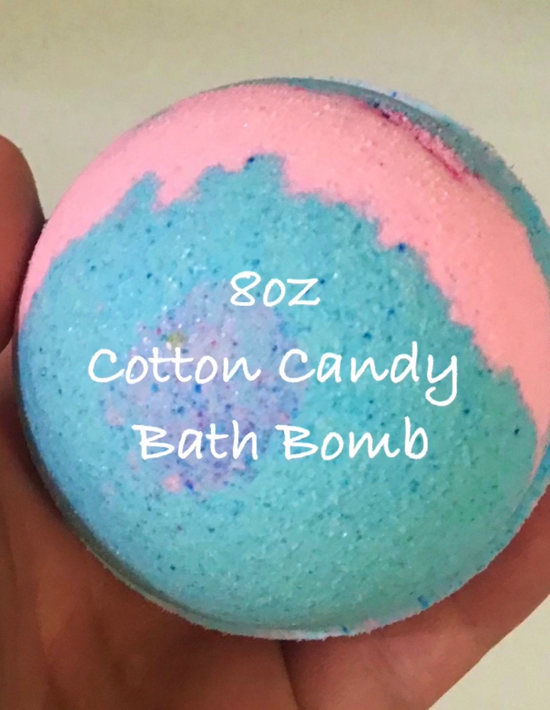 Shimmery Cotton Candy Bath Bomb