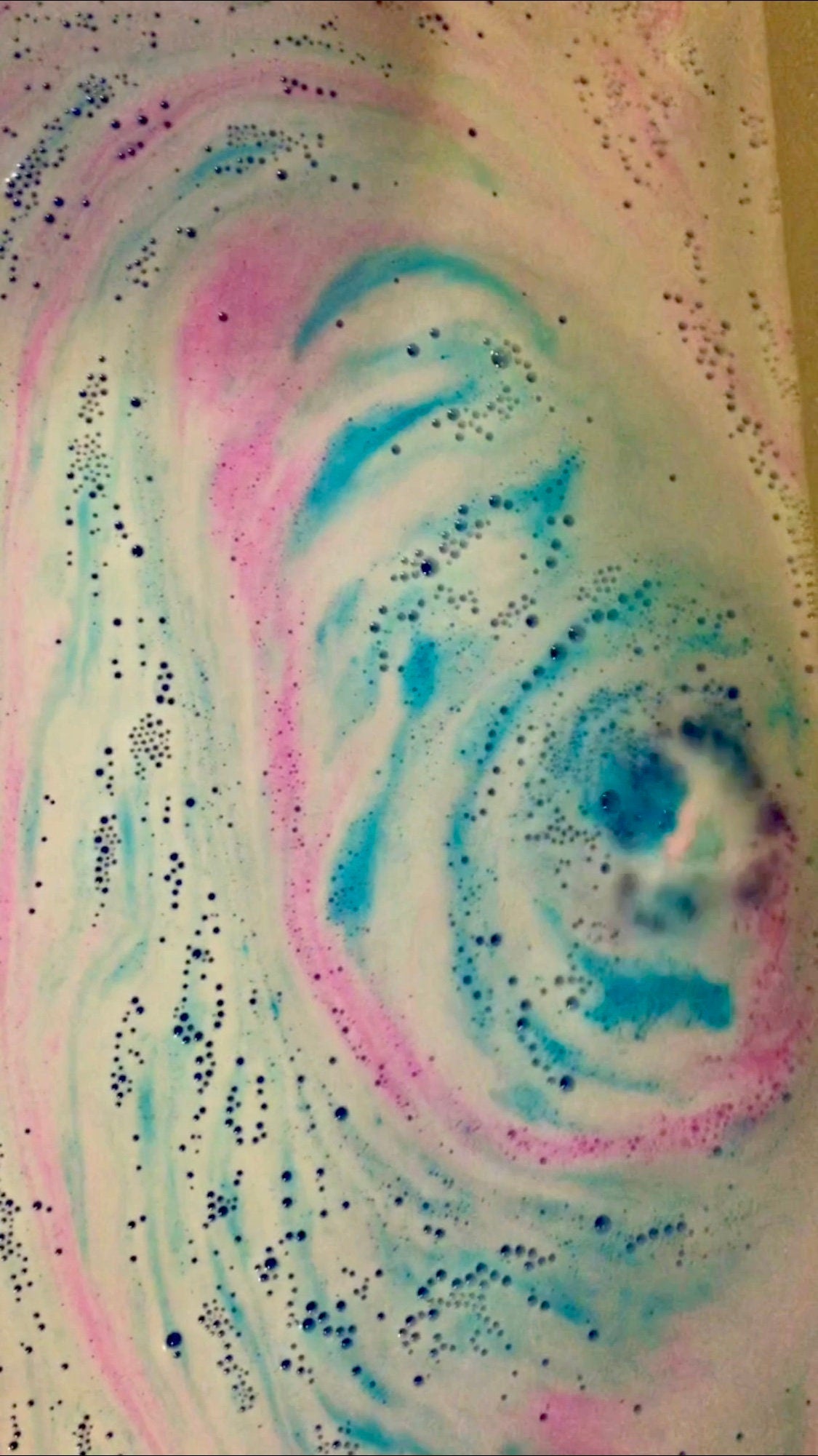 Shimmery Cotton Candy Bath Bomb