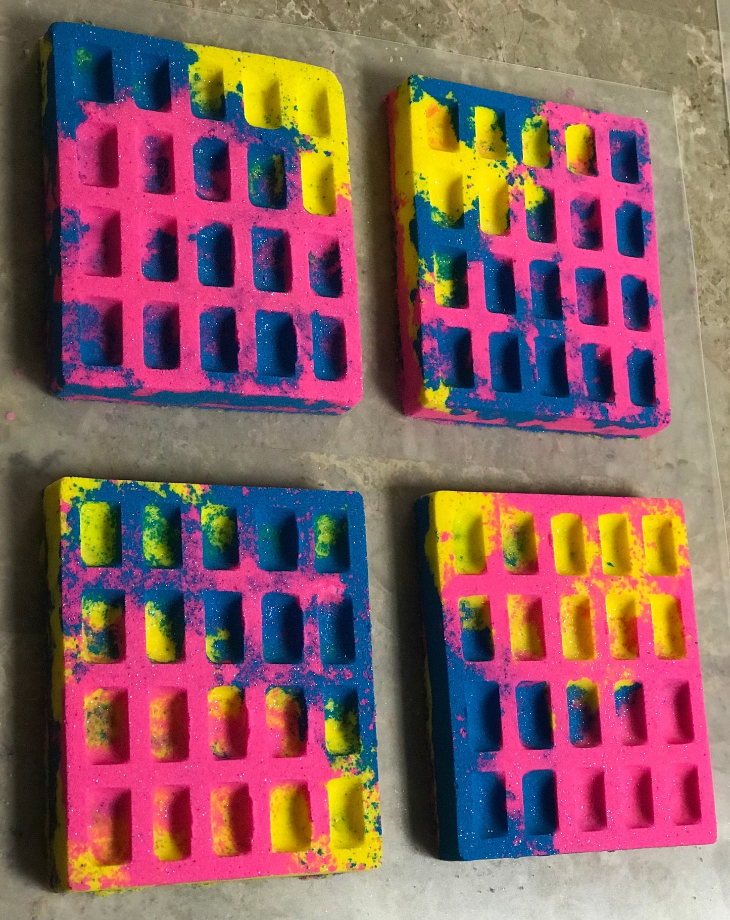 Lisa Fleek Bath Waffle Rainbow