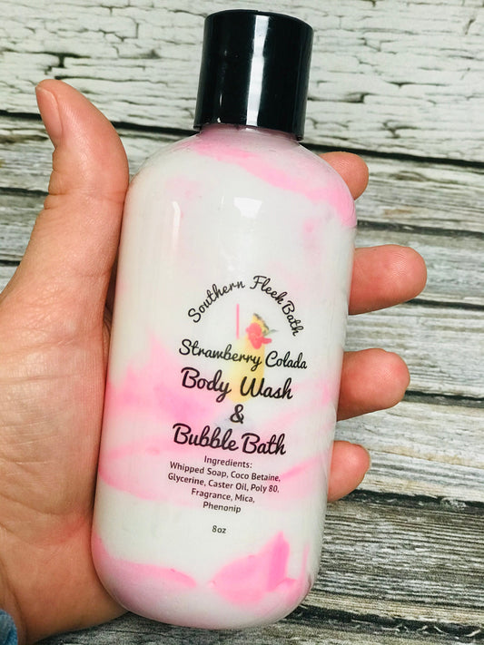 Strawberry Colada Body Wash & Bubble Bath