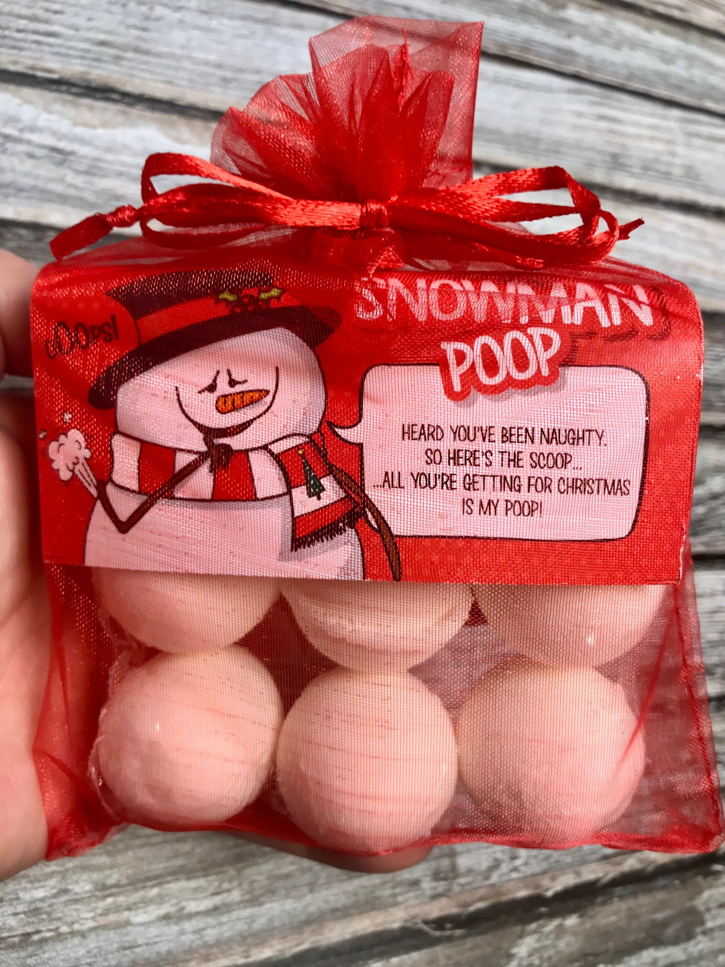 Poop Stocking Stuffer Bath Bombs