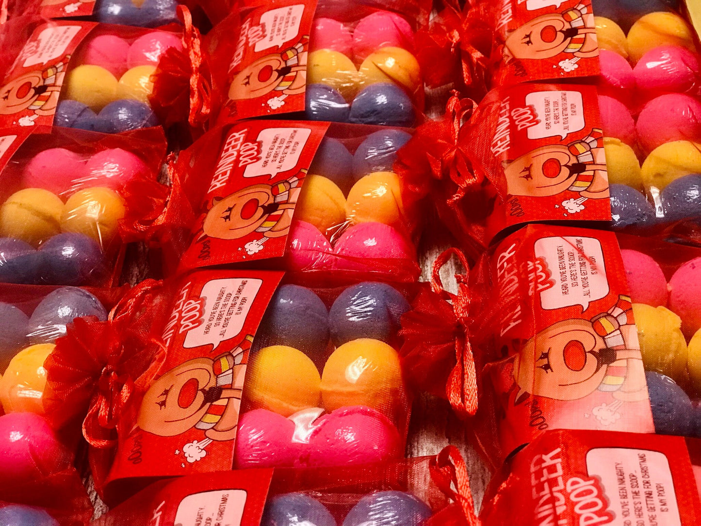 Poop Stocking Stuffer Bath Bombs