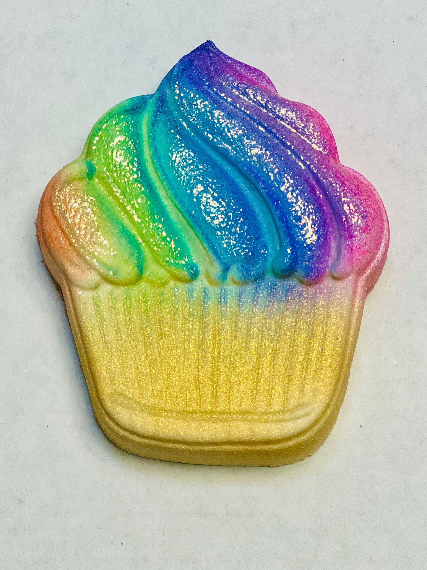 Rainbow Cupcake Bath Bomb