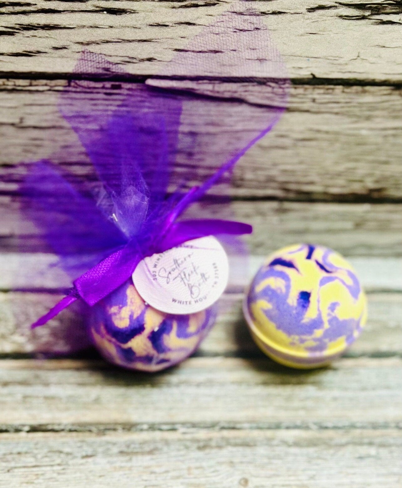 Blueberry Cheesecake Bath Bomb