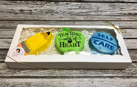 Teacher bath bomb gift set